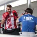 12.07.2022. Kielce. Trening medialny boksera Andrzeja Wawrzyka / Fot. Wiktor Taszłow - Radio Kielce