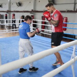 12.07.2022. Kielce. Trening medialny boksera Andrzeja Wawrzyka / Fot. Wiktor Taszłow - Radio Kielce