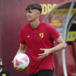 13.07.2022 Kielce. Prezentacja Korony Kielce. Na zdjęciu: Hubert Szulc / Fot. Wiktor Taszłow - Radio Kielce