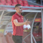 13.07.2022 Kielce. Prezentacja Korony Kielce. Na zdjęciu: Oskar Sewerzyński / Fot. Wiktor Taszłow - Radio Kielce