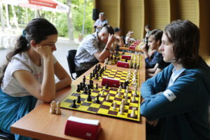 14.07.2022. Kielce. Wakacyjna Szkoła Szachowa Radia Kielce / Fot. Wiktor Taszłow - Radio Kielce