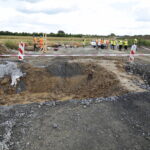 15.07.2022. Budowa obwodnicy Ostrowca Świętokrzyskiego / Fot. Wiktor Taszłow - Radio Kielce