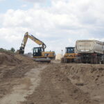 15.07.2022. Budowa obwodnicy Ostrowca Świętokrzyskiego / Fot. Wiktor Taszłow - Radio Kielce