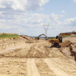 15.07.2022. Budowa obwodnicy Ostrowca Świętokrzyskiego / Fot. Wiktor Taszłow - Radio Kielce