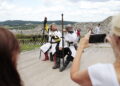 16.07.2022. Zamek w Chęcinach. Pokazy rycerzy Zakonu Krzyżackiego / Fot. Wiktor Taszłow - Radio Kielce