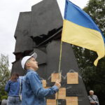 16.07.2022. Kielce. Manifestacja społeczności ukraińskiej / Fot. Wiktor Taszłow - Radio Kielce