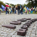 16.07.2022. Kielce. Manifestacja społeczności ukraińskiej / Fot. Wiktor Taszłow - Radio Kielce