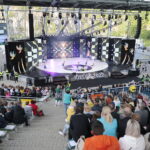 16.07.2022. Kielce. Koncert galowy wieńczący 49. edycję Międzynarodowego Harcerskiego Festiwalu Kultury Młodzieży Szkolnej / Fot. Wiktor Taszłow - Radio Kielce