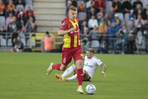 16.07.2022. Kielce. PKO BP Ekstraklasa - 1. kolejka. Mecz: Korona Kielce - Legia Warszawa. Na zdjęciu: Jacek Podgórski / Fot. Wiktor Taszłow - Radio Kielce