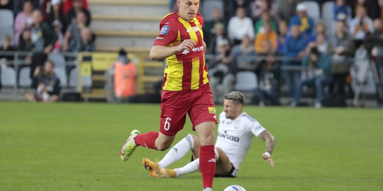 16.07.2022. Kielce. PKO BP Ekstraklasa - 1. kolejka. Mecz: Korona Kielce - Legia Warszawa. Na zdjęciu: Jacek Podgórski / Fot. Wiktor Taszłow - Radio Kielce