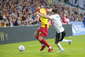 16.07.2022. Kielce. PKO BP Ekstraklasa - 1. kolejka. Mecz: Korona Kielce - Legia Warszawa. Na zdjęciu (z lewej): Jacek Kiełb / Fot. Wiktor Taszłow - Radio Kielce