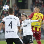16.07.2022. Kielce. PKO BP Ekstraklasa - 1. kolejka. Mecz: Korona Kielce - Legia Warszawa. Na zdjęciu (z prawej): Adam Deja / Fot. Wiktor Taszłow - Radio Kielce