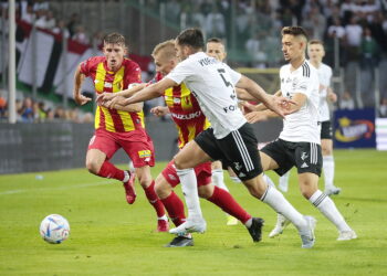 16.07.2022. Kielce. PKO BP Ekstraklasa - 1. kolejka. Mecz: Korona Kielce - Legia Warszawa. Na zdjęciu (z lewej): Jacek Kiełb / Fot. Wiktor Taszłow - Radio Kielce