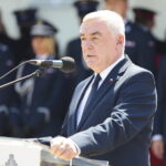 20.07.2022. Chęciny. Święto Policji. Na zdjęciu: Andrzej Bętkowski - marszałek województwa świętokrzyskiego / Fot. Wiktor Taszłow - Radio Kielce
