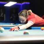 25.07.2022. Kielce. Konferencja minister Anny Krupki w klubie bilardowym. / Fot. Wiktor Taszłow - Radio Kielce