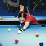 25.07.2022. Kielce. Konferencja minister Anny Krupki w klubie bilardowym. / Fot. Wiktor Taszłow - Radio Kielce