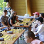 Adrian Ciepliński najlepszy w blitzu - Radio Kielce 28.07.2022. Kielce. Park Miejski. Wakacyjna Szkoła Szachowa Radia Kielce / Fot. Wiktor Taszłow - Radio Kielce