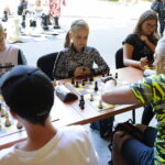 Adrian Ciepliński najlepszy w blitzu - Radio Kielce 28.07.2022. Kielce. Park Miejski. Wakacyjna Szkoła Szachowa Radia Kielce / Fot. Wiktor Taszłow - Radio Kielce