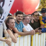 209.07.2022. Kielce. Rynek. Prezentacja kolarzy startujących w 79. Tour de Pologne / Fot. Wiktor Taszłow - Radio Kielce