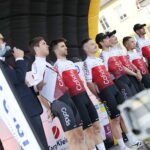 209.07.2022. Kielce. Rynek. Prezentacja kolarzy startujących w 79. Tour de Pologne / Fot. Wiktor Taszłow - Radio Kielce