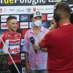 209.07.2022. Kielce. Rynek. Prezentacja kolarzy startujących w 79. Tour de Pologne / Fot. Wiktor Taszłow - Radio Kielce