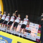 209.07.2022. Kielce. Rynek. Prezentacja kolarzy startujących w 79. Tour de Pologne / Fot. Wiktor Taszłow - Radio Kielce