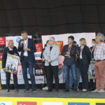 209.07.2022. Kielce. Rynek. Prezentacja kolarzy startujących w 79. Tour de Pologne / Fot. Wiktor Taszłow - Radio Kielce