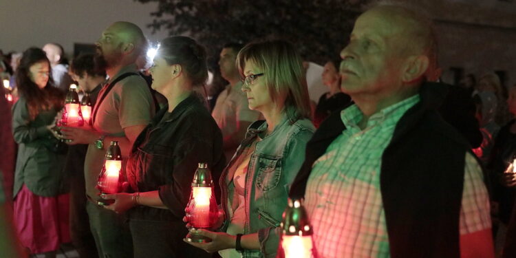 29.07.2022. Kielce. Widowisko „Rozbić więzienie UB” / Fot. Wiktor Taszłow - Radio Kielce