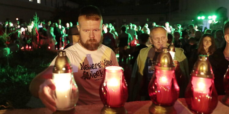 29.07.2022. Kielce. Widowisko „Rozbić więzienie UB” / Fot. Wiktor Taszłow - Radio Kielce