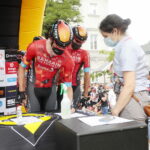 30.07.2022. Kielce. Rynek. Start wyścigu Toru de Pologne / Fot. Wiktor Taszłow - Radio Kielce