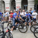 30.07.2022. Kielce. Rynek. Start wyścigu Toru de Pologne / Fot. Wiktor Taszłow - Radio Kielce