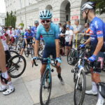 30.07.2022. Kielce. Rynek. Start wyścigu Toru de Pologne / Fot. Wiktor Taszłow - Radio Kielce