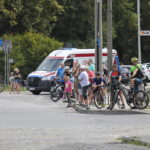 30.07.2022. Kielce. Rynek. Start wyścigu Toru de Pologne / Fot. Wiktor Taszłow - Radio Kielce