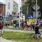 30.07.2022. Kielce. Rynek. Start wyścigu Toru de Pologne / Fot. Wiktor Taszłow - Radio Kielce