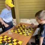 27.07.2022. Kielce. Wakacyjna Szkoła Szachowa Polskiego Radia Kielce / Fot. Jakub Rożek - Radio Kielce