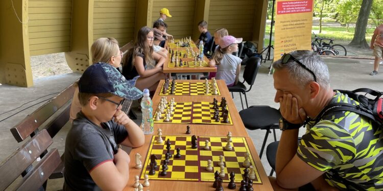 27.07.2022. Kielce. Wakacyjna Szkoła Szachowa Polskiego Radia Kielce / Fot. Jakub Rożek - Radio Kielce