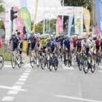 02.07.2022 Kielce. Kolarski Międzynarodowy Wyścig Solidarności i Olimpijczyków. Start honorowy