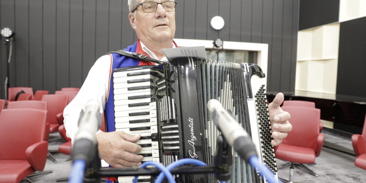 02.07.2022 Radio Kielce. Studio Gram. Zespół Pacanowianie / fot. Jarosław Kubalski - Radio Kielce