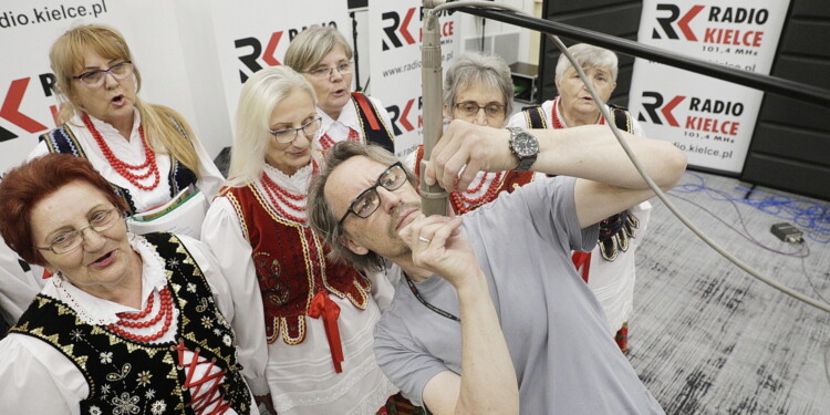 02.07.2022 Radio Kielce. Studio Gram. Zespół Pacanowianie / fot. Jarosław Kubalski - Radio Kielce