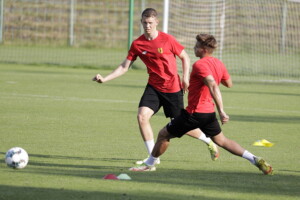 04.06.2022 Kielce. Trening piłkarzy Korona Kielce II / Fot. Jarosław Kubalski - Radio Kielce