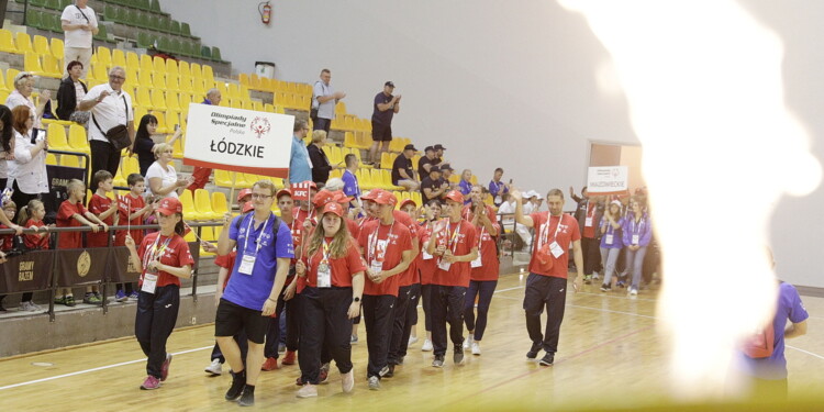 06.07.2022 Kielce. Hala Legionów. Zakończenie XII Ogólnopolskich Letnich Igrzysk Olimpiad Specjalnych