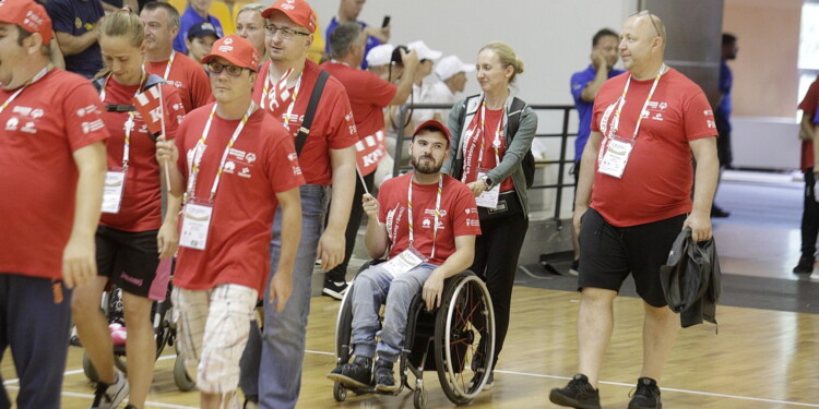 06.07.2022 Kielce. Hala Legionów. Zakończenie XII Ogólnopolskich Letnich Igrzysk Olimpiad Specjalnych