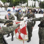 Absolwenci klas mundurowych złożyli uroczystą przysięgę - Radio Kielce 08.07.2022 Kielce. Centrum Przygotowań do Misji Zagranicznych. Przysięga elewów / Fot. Jarosław Kubalski - Radio Kielce