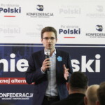 11.07.2022 Kielce. Spotkanie działaczy Konfederacji z sympatykami. Na zdjęciu Michał Wawer /Fot. Jarosław Kubalski