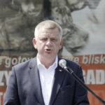 23.07.2022 Kielce. Przysięga Wojsk Obrony Terytorialnej. Na zdjęciu senator Jarosław Rusiecki / Fot. Jarosław Kubalski - Radio Kielce