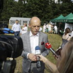 23.07.2022 Zagnańsk. Festyn na Dzień Gminy Zagnańsk. Wójt Wojciech Ślefarski / Fot. Jarosław Kubalski - Radio Kielce