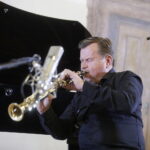 23.07.2022 Kielce. Pałac Biskupów Krakowskich. Koncert z cyklu "Chopinowskie inspiracje". Grają Alexandra Zvyrblyte i Petras Vysniauskas / Fot. Jarosław Kubalski - Radio Kielce