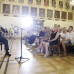 23.07.2022 Kielce. Pałac Biskupów Krakowskich. Koncert z cyklu "Chopinowskie inspiracje". Grają Alexandra Zvyrblyte i Petras Vysniauskas / Fot. Jarosław Kubalski - Radio Kielce