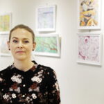 28.07.2022 Kielce. Muzeum Historii Kielc. Wystawa prac Katarzyny Zawiszy/ Fot. Jarosław Kubalski - Radio Kielce