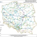 MAPA LINII KOLEJOWYCH W POLSCE – MAKSYMALNE PRĘDKOŚCI POCIĄGÓW